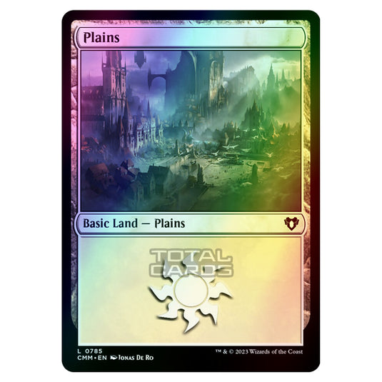 Magic The Gathering - Commander Masters - Plains - 0785 (Foil)