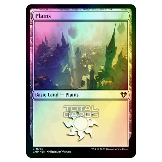 Magic The Gathering - Commander Masters - Plains - 0787 (Foil)