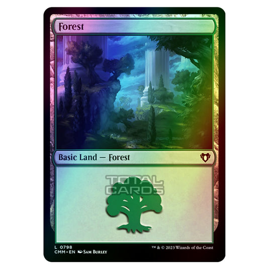 Magic The Gathering - Commander Masters - Forest - 0798 (Foil)