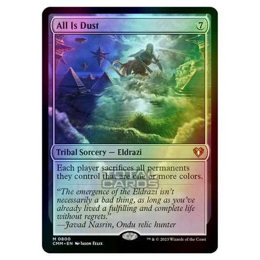 Magic The Gathering - Commander Masters - All Is Dust - 0800 (Foil)