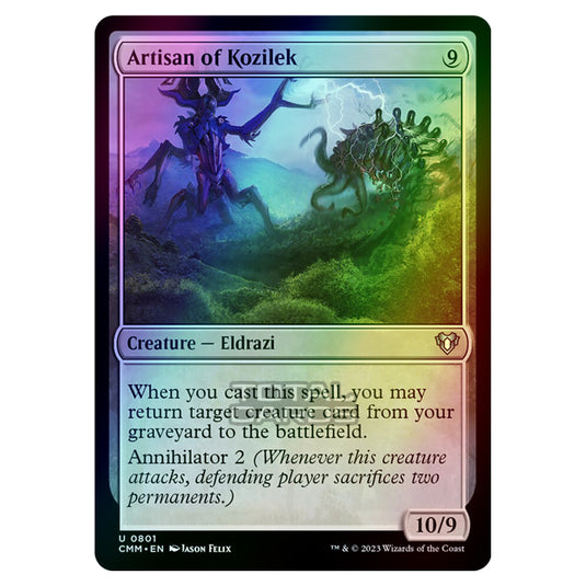 Magic The Gathering - Commander Masters - Artisan of Kozilek - 0801 (Foil)