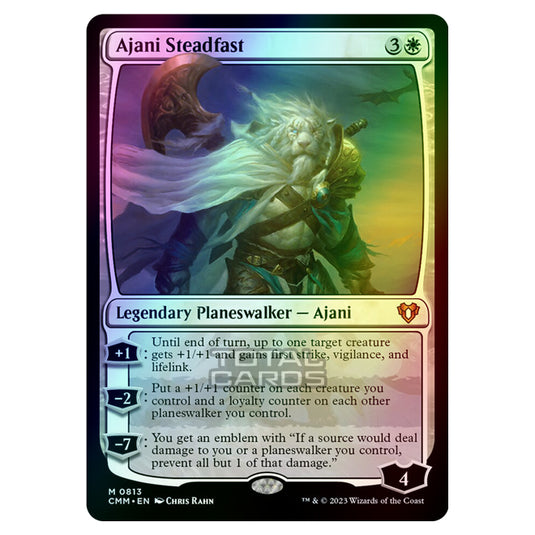 Magic The Gathering - Commander Masters - Ajani Steadfast - 0813 (Foil)