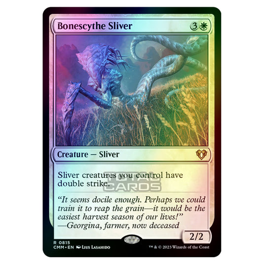 Magic The Gathering - Commander Masters - Bonescythe Sliver - 0815 (Foil)