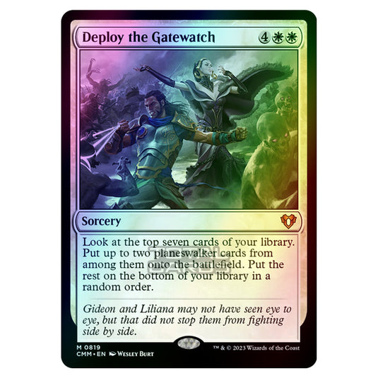 Magic The Gathering - Commander Masters - Deploy the Gatewatch - 0819 (Foil)