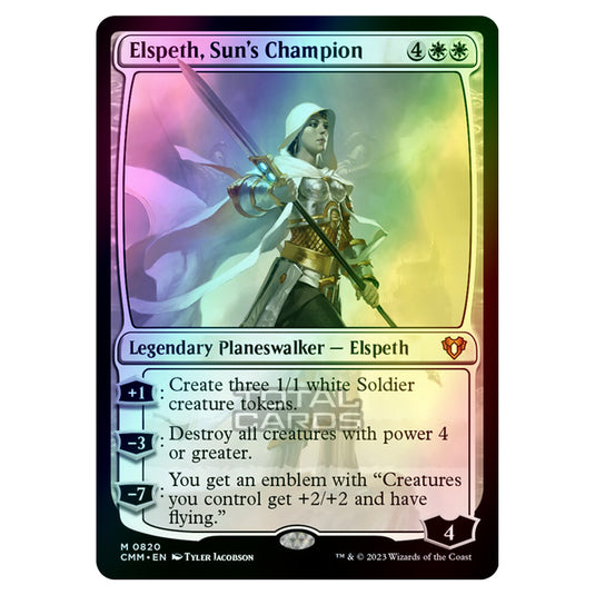 Magic The Gathering - Commander Masters - Elspeth, Sun's Champion - 0820 (Foil)