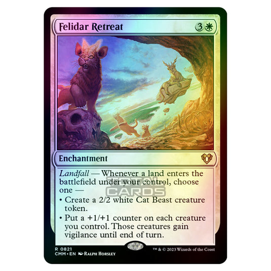 Magic The Gathering - Commander Masters - Felidar Retreat - 0821 (Foil)