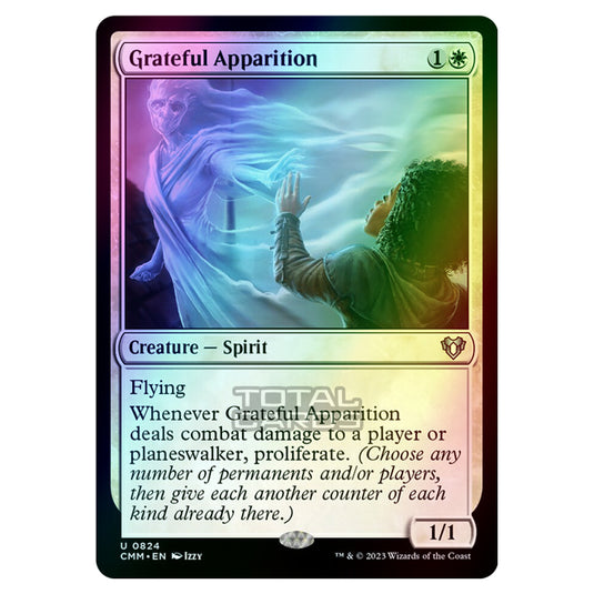 Magic The Gathering - Commander Masters - Grateful Apparition - 0824 (Foil)