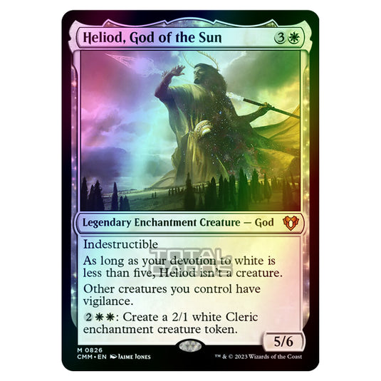 Magic The Gathering - Commander Masters - Heliod, God of the Sun - 0826 (Foil)