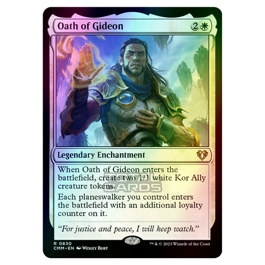 Magic The Gathering - Commander Masters - Oath of Gideon - 0830 (Foil)