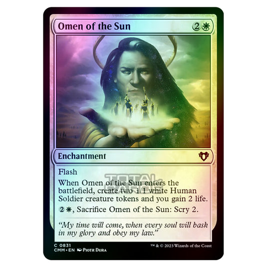 Magic The Gathering - Commander Masters - Omen of the Sun - 0831 (Foil)