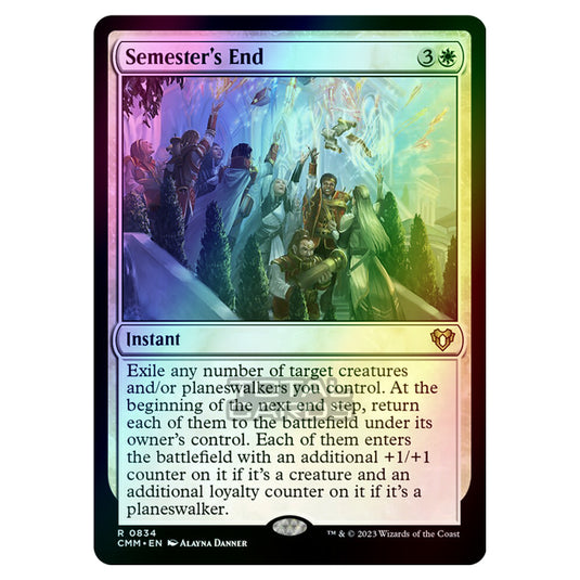 Magic The Gathering - Commander Masters - Semester's End - 0834 (Foil)