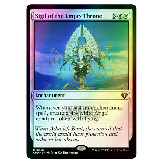 Magic The Gathering - Commander Masters - Sigil of the Empty Throne - 0836 (Foil)