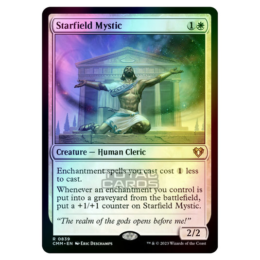 Magic The Gathering - Commander Masters - Starfield Mystic - 0839 (Foil)