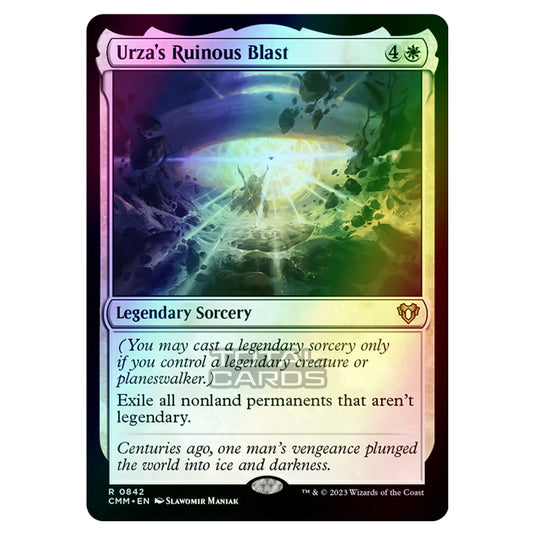 Magic The Gathering - Commander Masters - Urza's Ruinous Blast - 0842 (Foil)