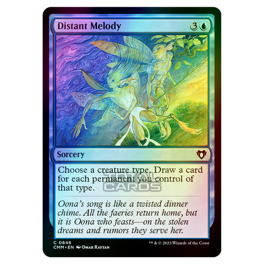 Magic The Gathering - Commander Masters - Distant Melody - 0846 (Foil)