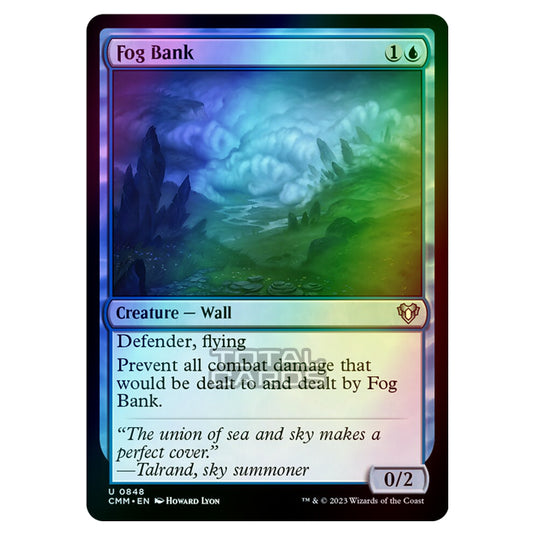 Magic The Gathering - Commander Masters - Fog Bank - 0848 (Foil)