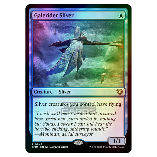 Magic The Gathering - Commander Masters - Galerider Sliver - 0849 (Foil)