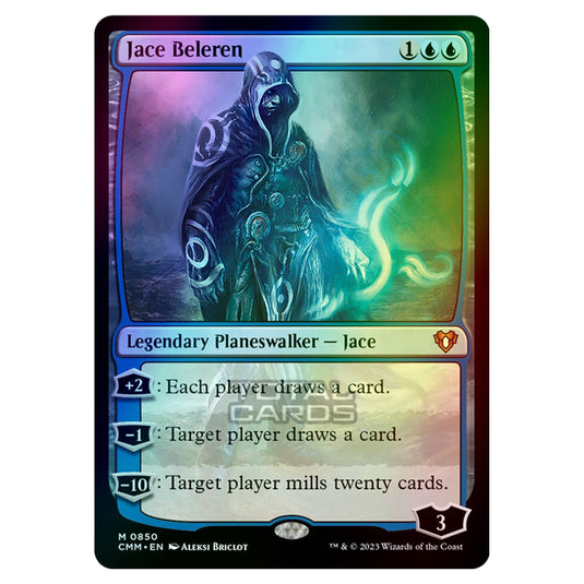 Magic The Gathering - Commander Masters - Jace Beleren - 0850 (Foil)