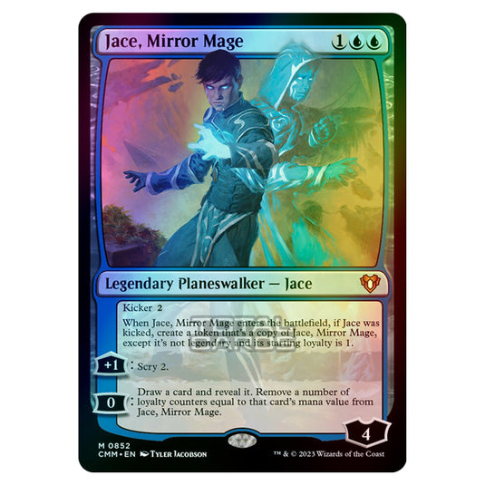 Magic The Gathering - Commander Masters - Jace, Mirror Mage - 0852 (Foil)