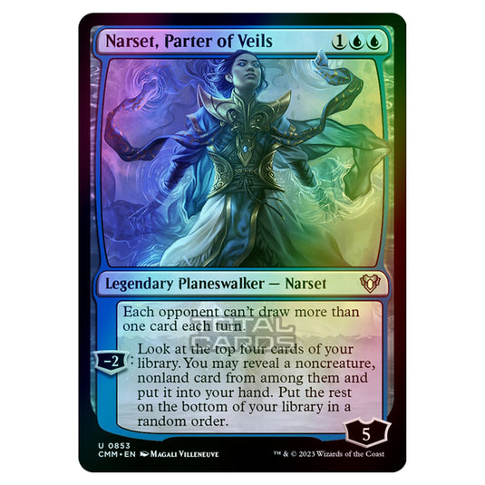 Magic The Gathering - Commander Masters - Narset, Parter of Veils - 0853 (Foil)