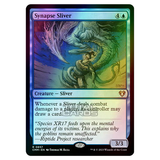 Magic The Gathering - Commander Masters - Synapse Sliver - 0857 (Foil)