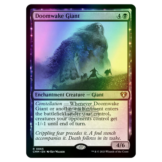 Magic The Gathering - Commander Masters - Doomwake Giant - 0865 (Foil)