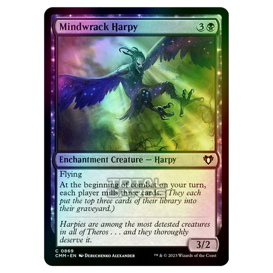 Magic The Gathering - Commander Masters - Mindwrack Harpy - 0869 (Foil)