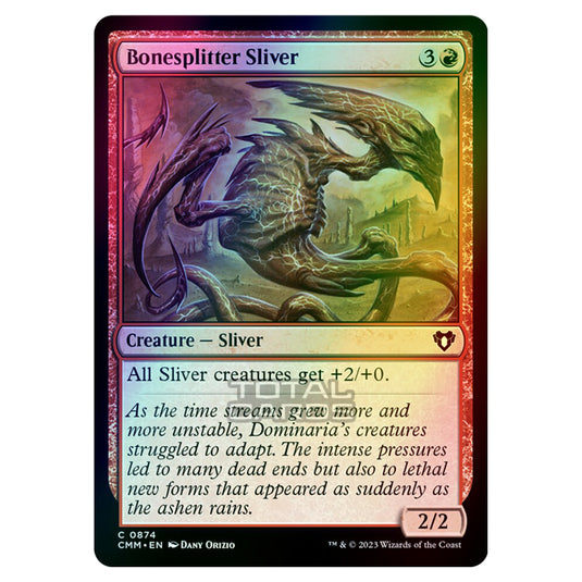 Magic The Gathering - Commander Masters - Bonesplitter Sliver - 0874 (Foil)