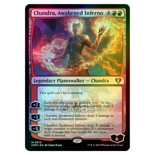 Magic The Gathering - Commander Masters - Chandra, Awakened Inferno - 0875 (Foil)