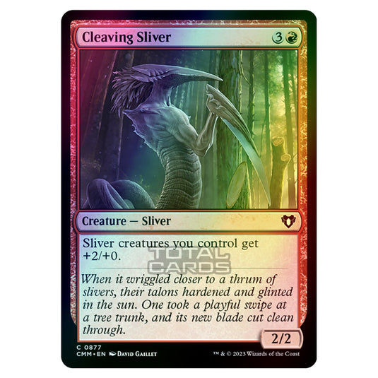 Magic The Gathering - Commander Masters - Cleaving Sliver - 0877 (Foil)