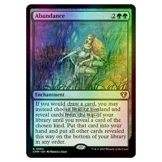 Magic The Gathering - Commander Masters - Abundance - 0884 (Foil)