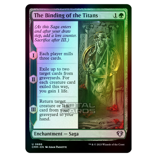 Magic The Gathering - Commander Masters - The Binding of the Titans - 0886 (Foil)