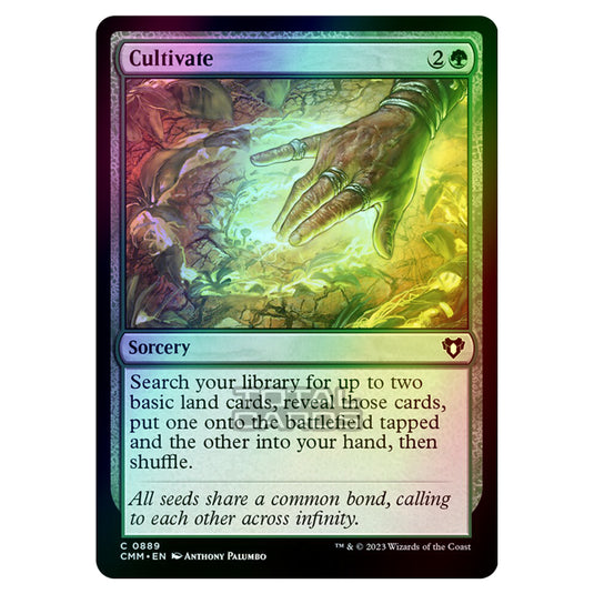 Magic The Gathering - Commander Masters - Cultivate - 0889 (Foil)