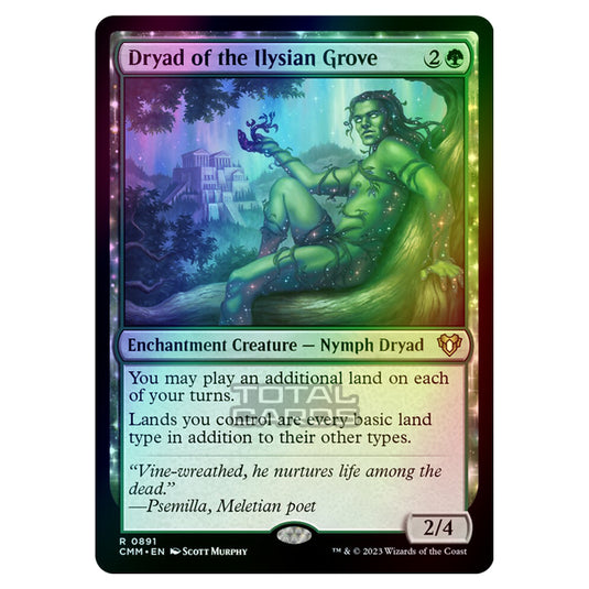 Magic The Gathering - Commander Masters - Dryad of the Ilysian Grove - 0891 (Foil)