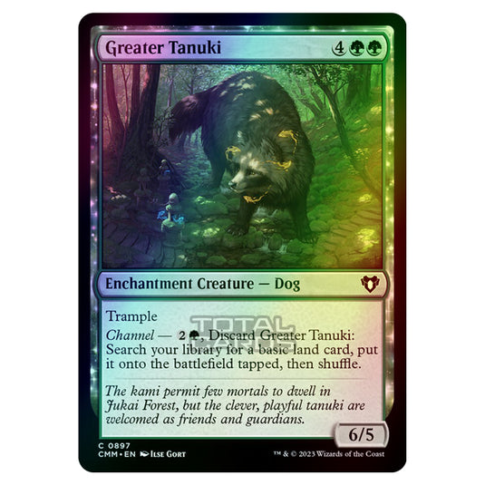 Magic The Gathering - Commander Masters - Greater Tanuki - 0897 (Foil)