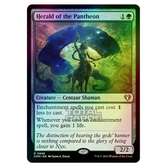 Magic The Gathering - Commander Masters - Herald of the Pantheon - 0898 (Foil)