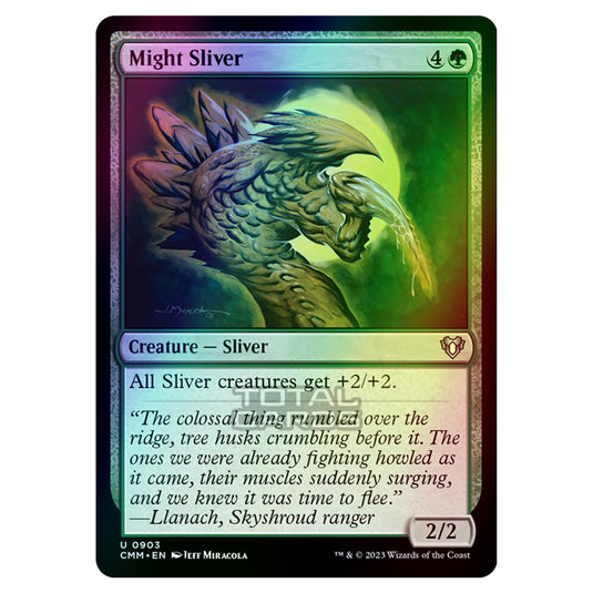 Magic The Gathering - Commander Masters - Might Sliver - 0903 (Foil)