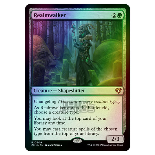 Magic The Gathering - Commander Masters - Realmwalker - 0909 (Foil)