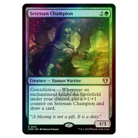 Magic The Gathering - Commander Masters - Setessan Champion - 0912 (Foil)