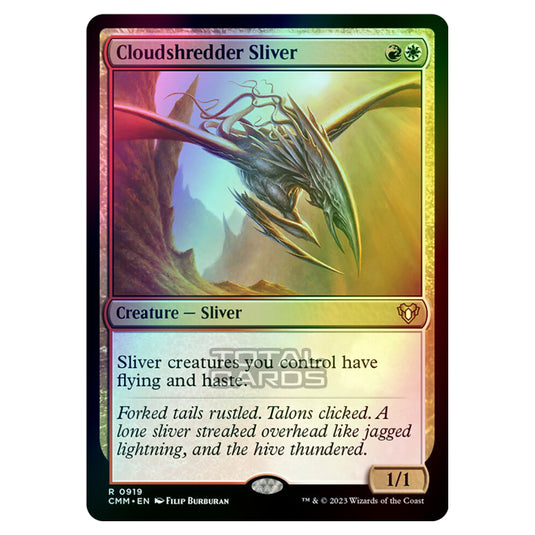 Magic The Gathering - Commander Masters - Cloudshredder Sliver - 0919 (Foil)