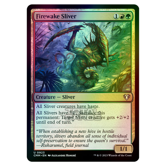 Magic The Gathering - Commander Masters - Firewake Sliver - 0923 (Foil)