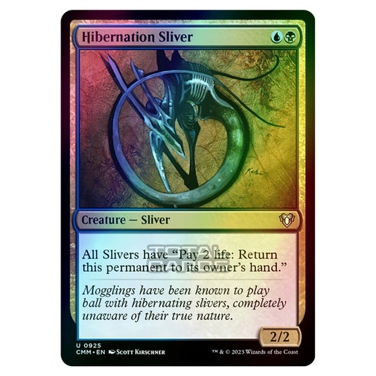 Magic The Gathering - Commander Masters - Hibernation Sliver - 0925 (Foil)