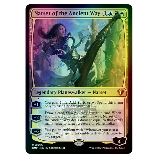 Magic The Gathering - Commander Masters - Narset of the Ancient Way - 0930 (Foil)