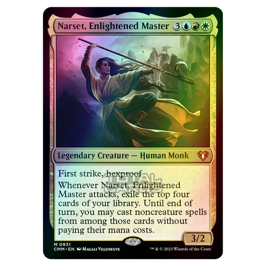 Magic The Gathering - Commander Masters - Narset, Enlightened Master - 0931 (Foil)