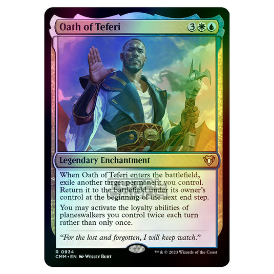 Magic The Gathering - Commander Masters - Oath of Teferi - 0934 (Foil)