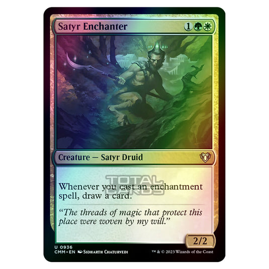 Magic The Gathering - Commander Masters - Satyr Enchanter - 0936 (Foil Magic The Gathering - Commander Masters - Satyr Enchanter - 0936 (Foil
