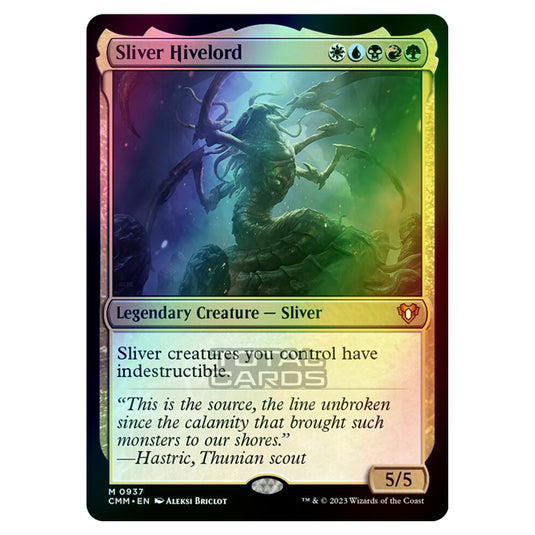 Magic The Gathering - Commander Masters - Sliver Hivelord - 0937 (Foil)