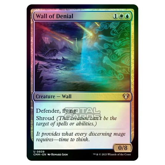 Magic The Gathering - Commander Masters - Wall of Denial - 0939 (Foil)