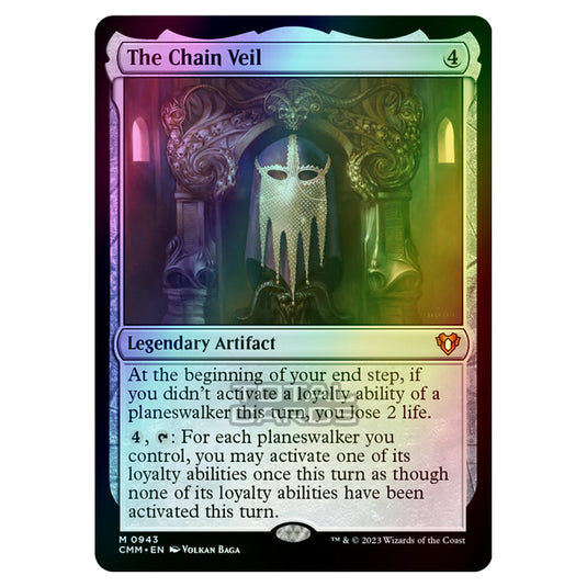 Magic The Gathering - Commander Masters - The Chain Veil - 0943 (Foil)