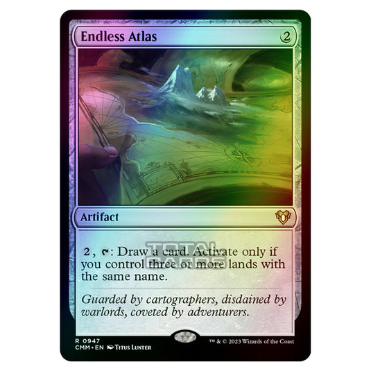 Magic The Gathering - Commander Masters - Endless Atlas - 0947 (Foil)